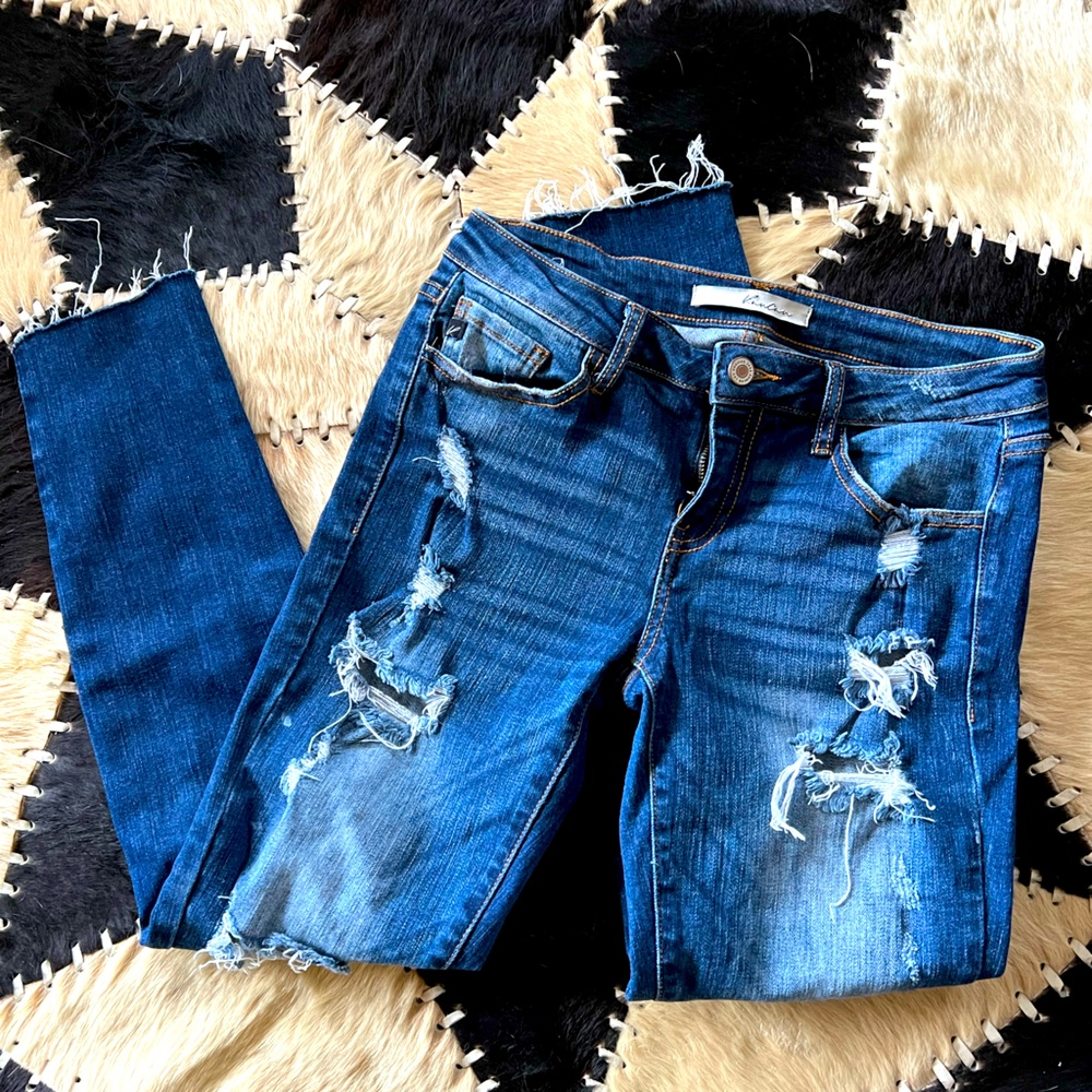 Kancan Skinny Distressed Jeans ♥️💙